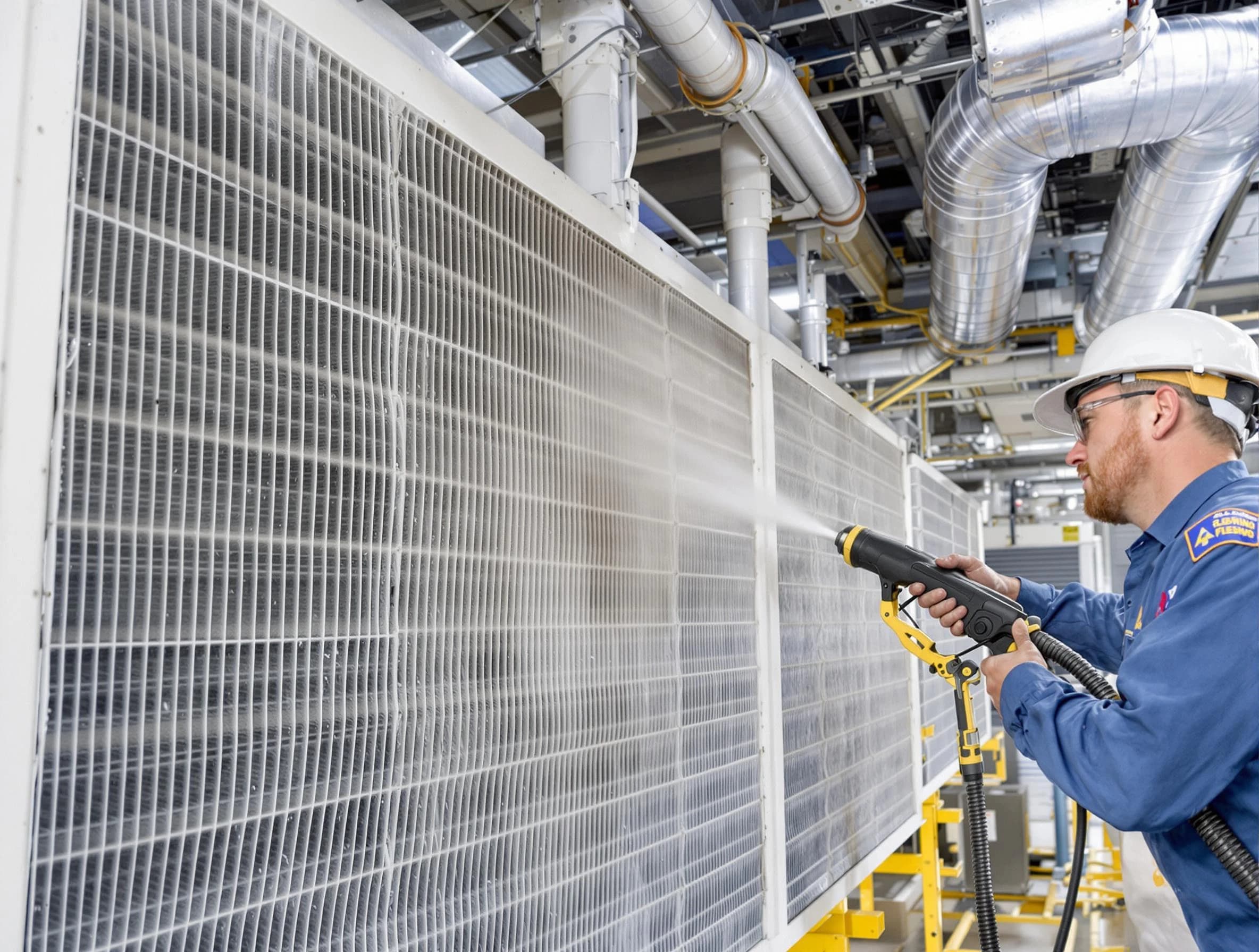 Professional commercial coil cleaning by La Vergne Air Duct Cleaning in La Vergne