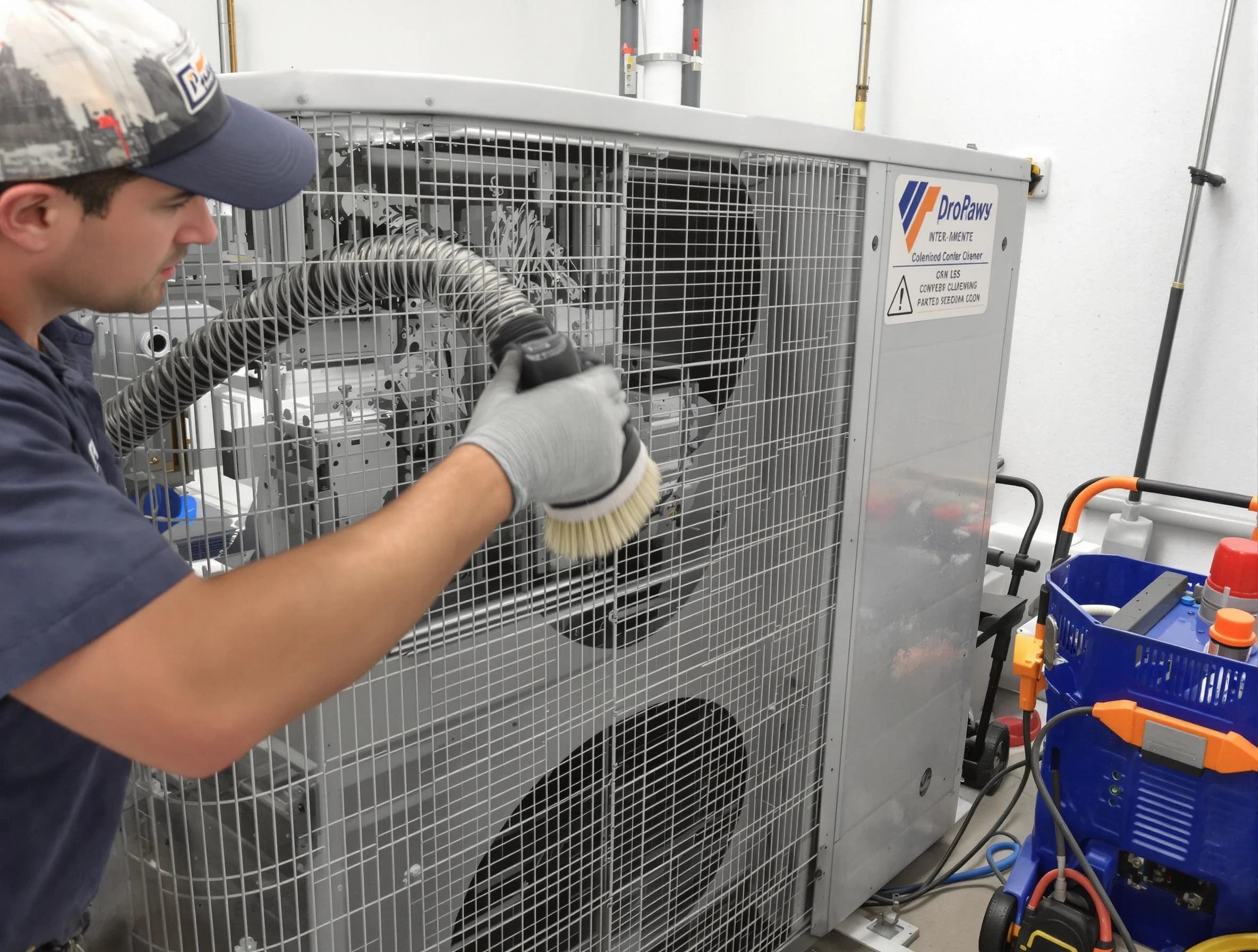 La Vergne Air Duct Cleaning specialist performing precision AC coil cleaning for improved system performance in La Vergne