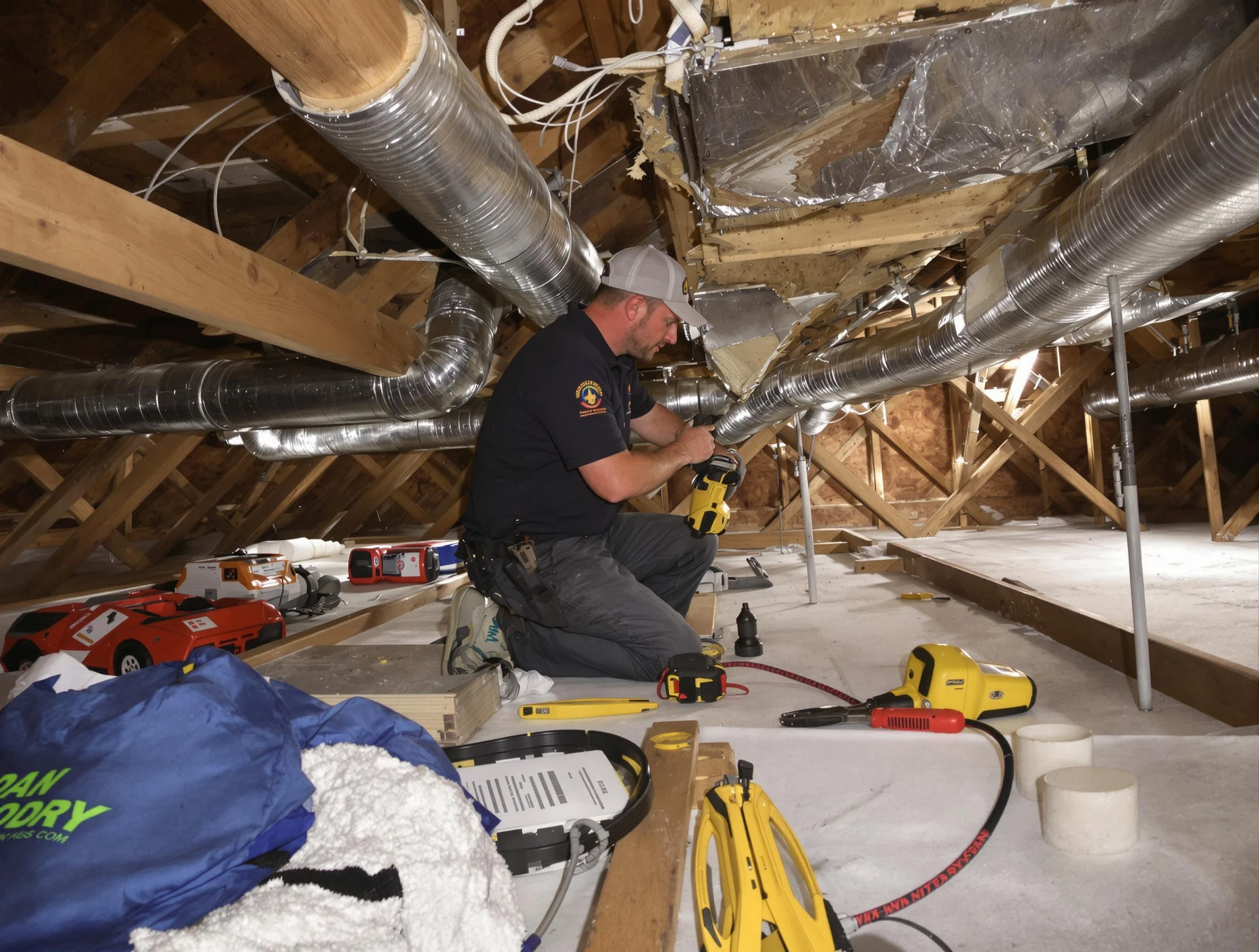 Professional air duct repair by La Vergne Air Duct Cleaning in La Vergne