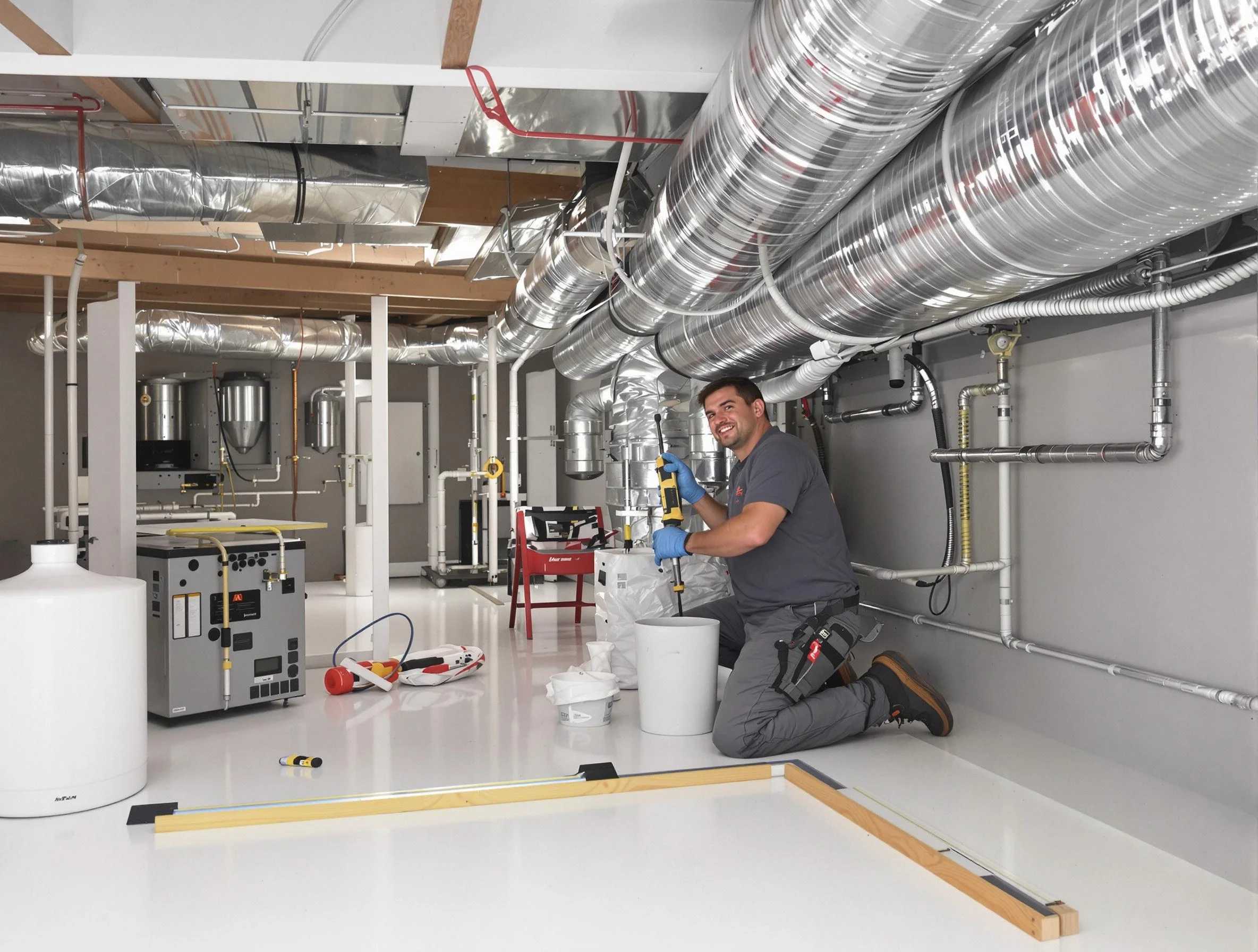 Professional duct sealing service by La Vergne Air Duct Cleaning in La Vergne