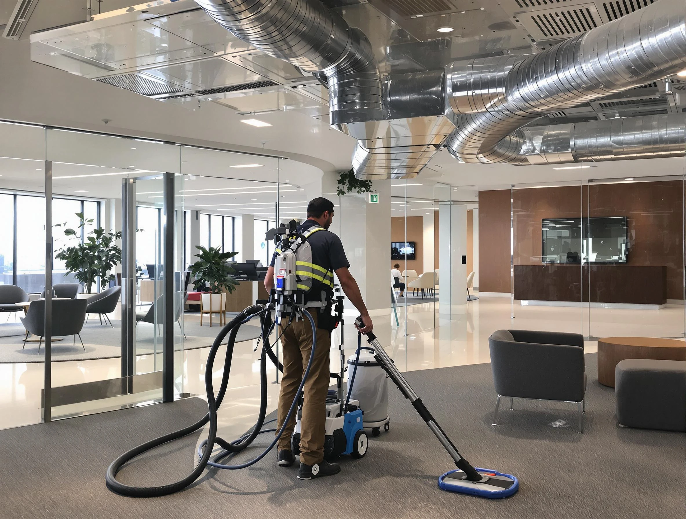 Commercial duct cleaning service by La Vergne Air Duct Cleaning in La Vergne