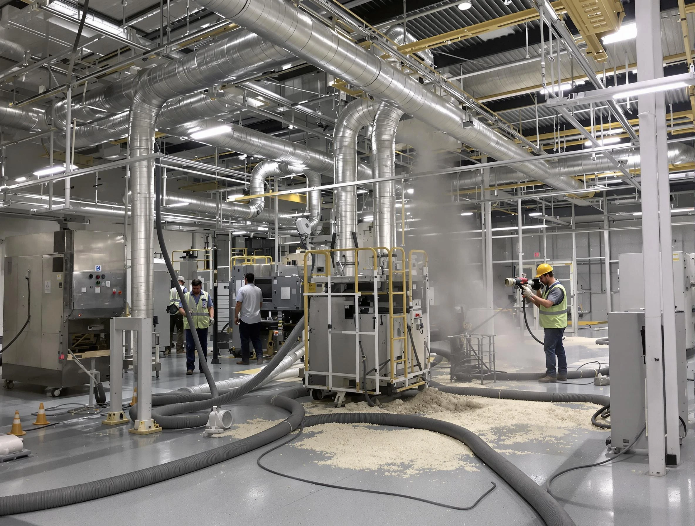 Heavy-duty industrial duct cleaning by La Vergne Air Duct Cleaning in La Vergne